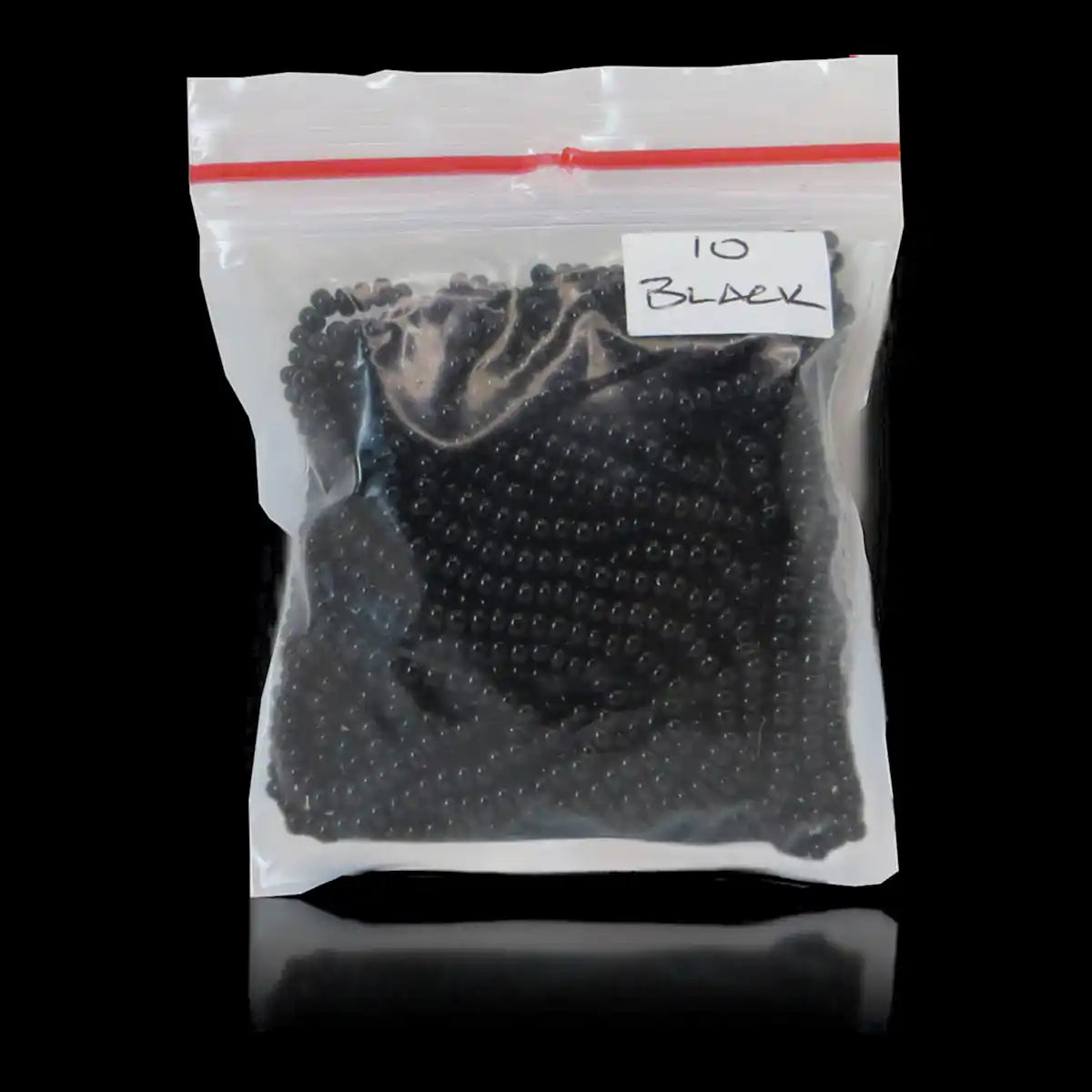 MIYUKI-Seed Beads-Black-6 Strand-Size 10