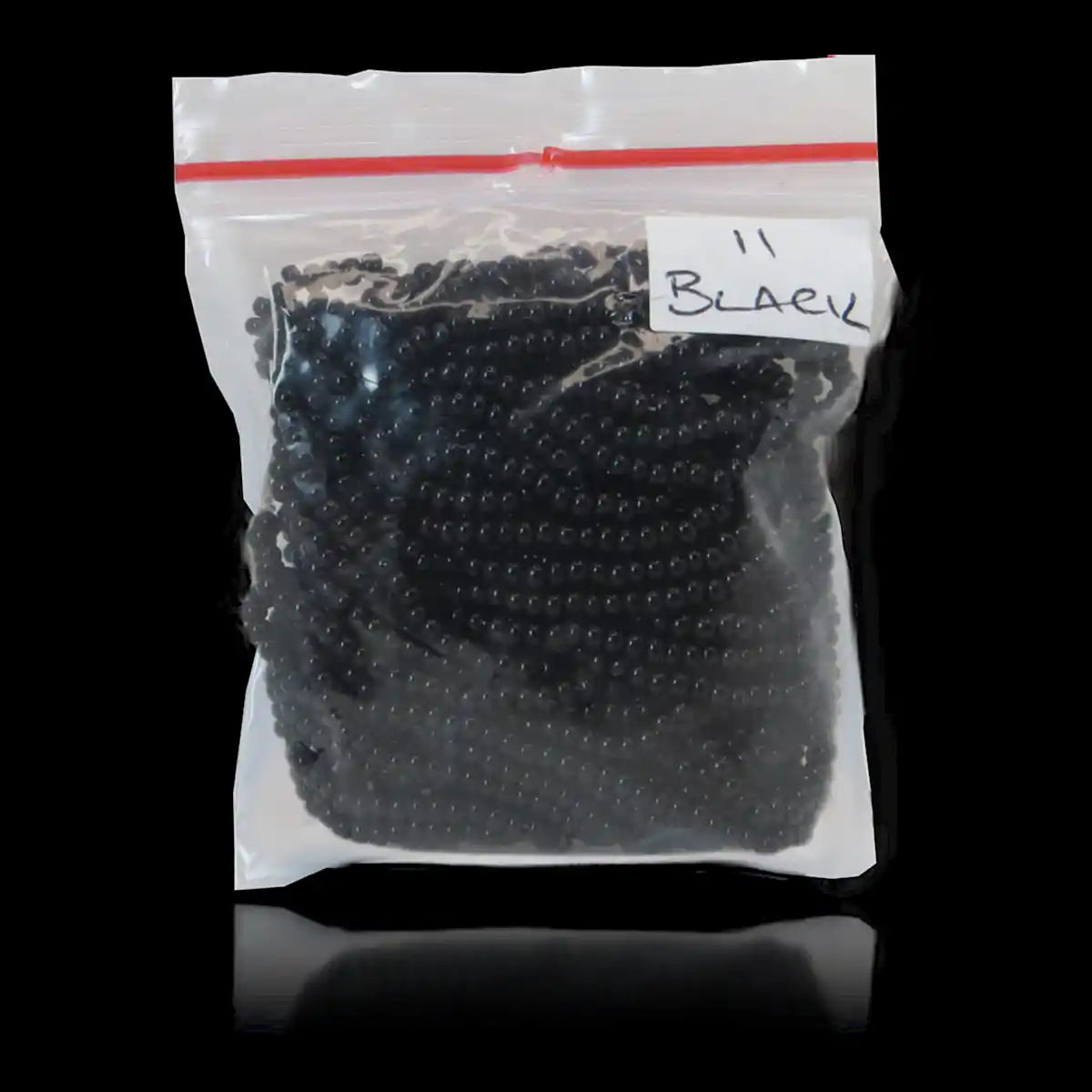 MIYUKI-Seed Beads-Black-6 Strand-Size 11